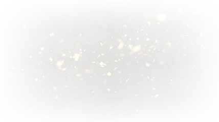 Glittering gold confetti frame with sparkling party background banner