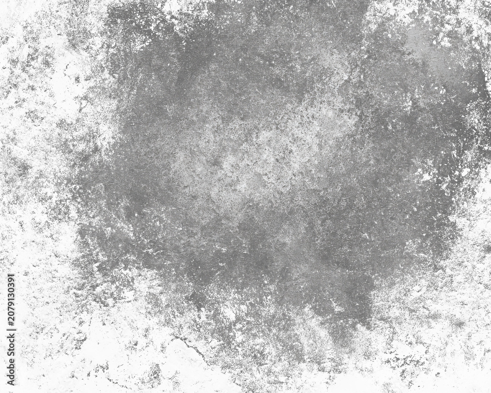 Obraz premium Grayscale mottled texture with light center and dark edges, suggestive of aged surface