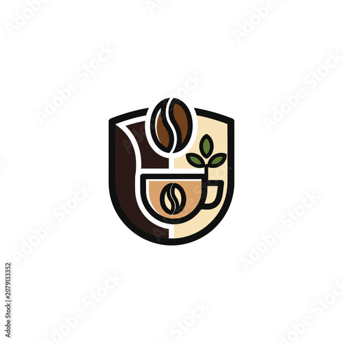 Coffee Emblem Logo