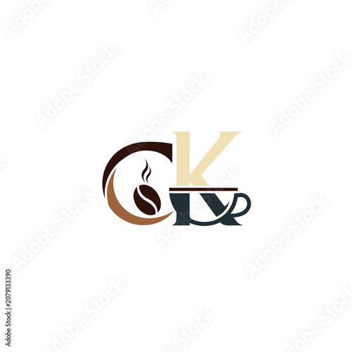 Coffee Logo Concept - Bean & Cup