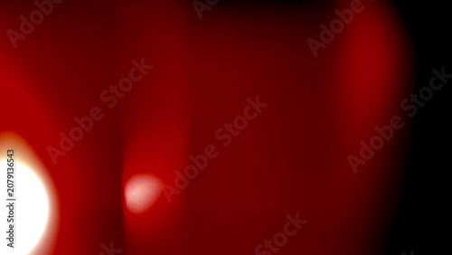 Abstract Red and Black Gradient Background with Light Leaks and Bokeh Overlay