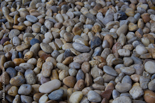 Photography Smooth River Pebbles and Stones Texture with Shallow Depth of Field Natural Zen