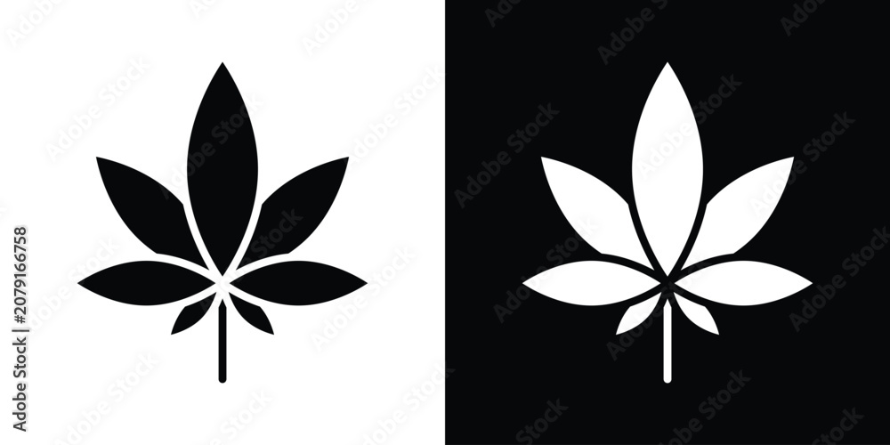 Obraz premium Marijuana icon