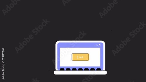 Online Student  Animation Alpha Channel