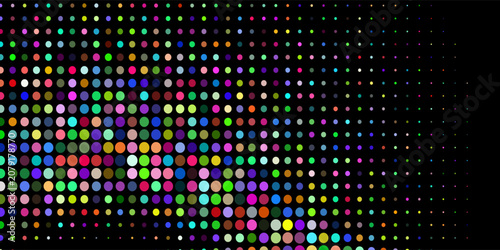 Background with monochrome dot texture. Polka dot pattern template. Background with black dots - stock vector dots basic background dots