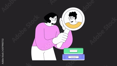 Find A Student  Animation Alpha Channel