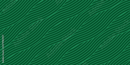 farm green banner, organic abstract background with wavy green field, nature organic products ecology background, striped farmer green pattern