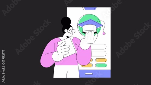 Learning App  Animation Alpha Channel