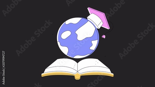 Globe Study  Animation Alpha Channel