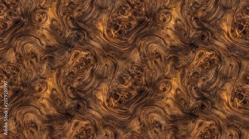 Walnut Burl Wood Texture Detailed Grain Pattern And Rich Brown Tones natural organic dark background