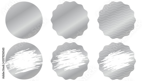 Photos Scratch off brush with card effect win and reveal lottery coin
