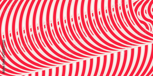 Fotografija Red and pink Christmas seamless pattern