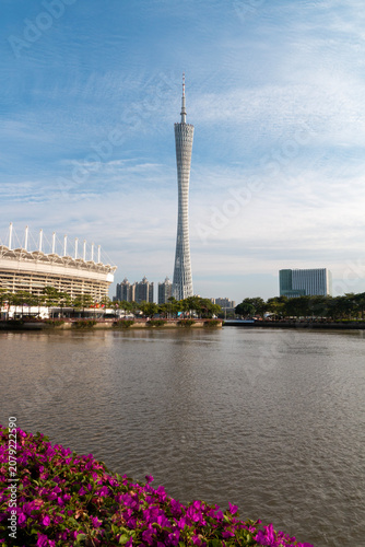 modern buildings in guangzhou 