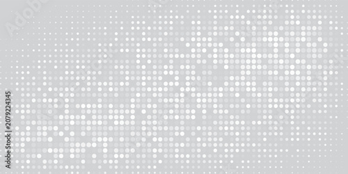 Abstract Gray and White Halftone Dot Pattern Background eps10