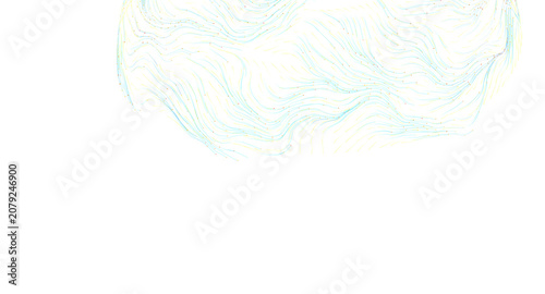 Fotografie Abstract flowing curves with a light and airy feel