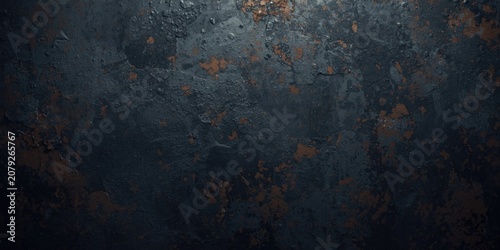 Rusty textured metal surface with dark tones
