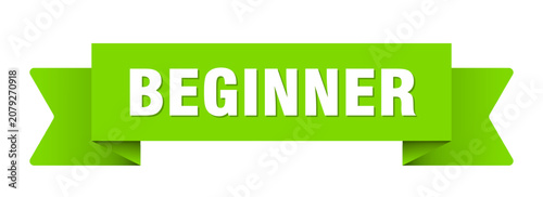 Εκτύπωση καμβά beginner ribbon isolated on transparent background