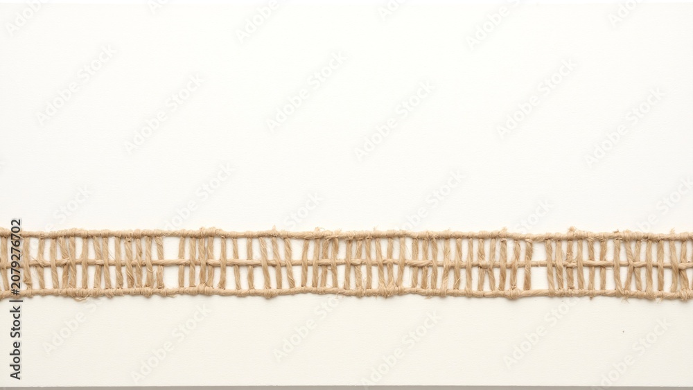 Obraz premium Light Brown Woven Canvas Seamless Background