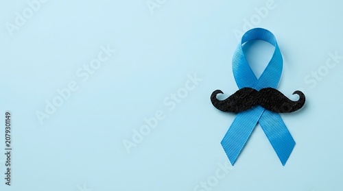 Blue Ribbon Men's Health Symbol