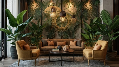 Upscale interior featuring ...