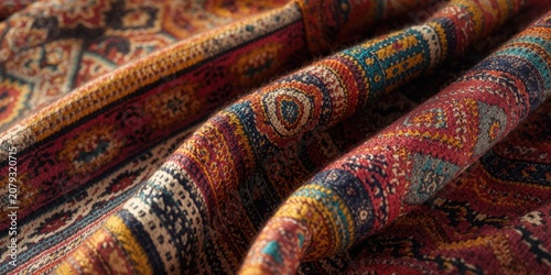 Latin ethnic fabric showcas...