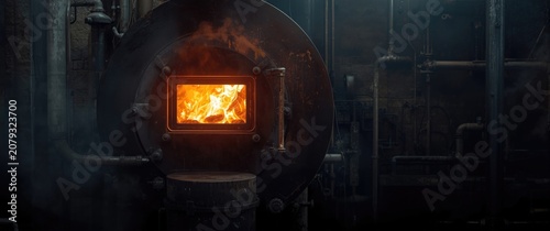 Industrial furnace with fir...