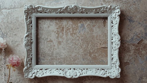 Plastic picture frame with ...