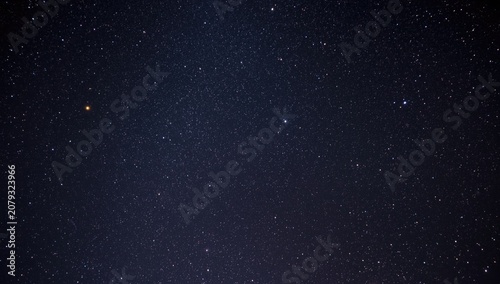 night sky sparkling with pl...