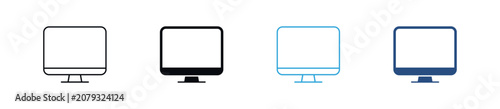 Photos Computer Monitor Icon Set