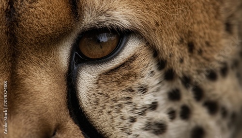Close-up of a cheetah's eye...