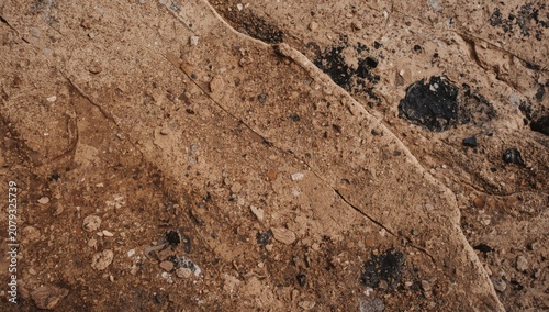 Textured rock surface with ...