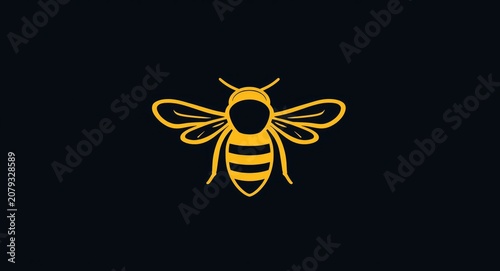 Versatile bee logo design s...