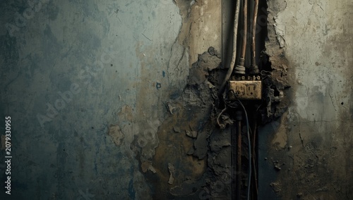 Exposed electrical outlet a...