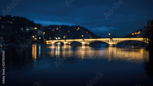 Soft focus night landscape ...