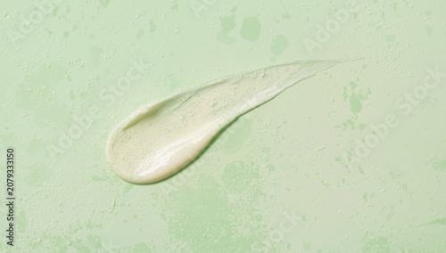 Creamy skincare product swa...