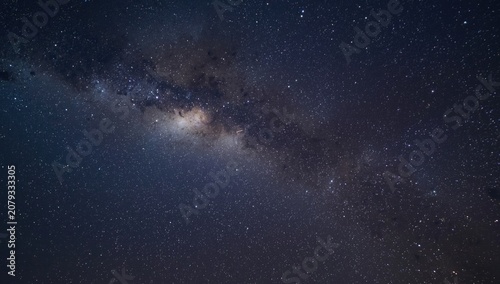 Milky Way galaxy and starry...