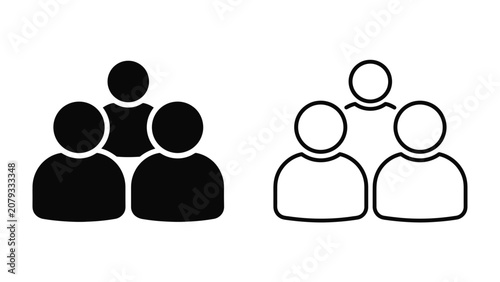 Foto Group of people icon