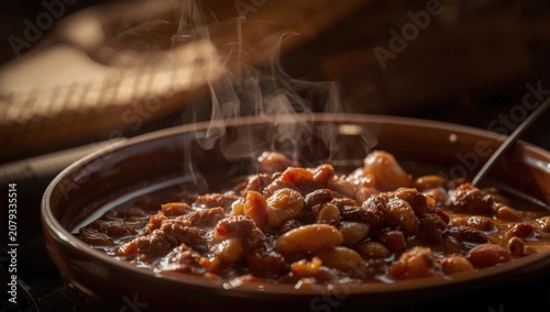 Comforting chili dish with ...