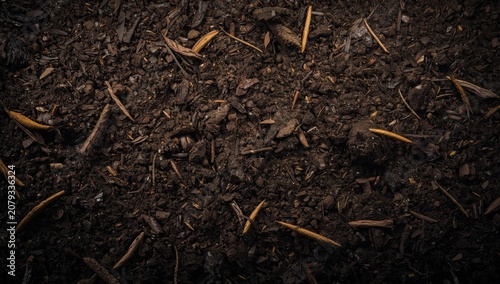 Soil texture with leaves an...