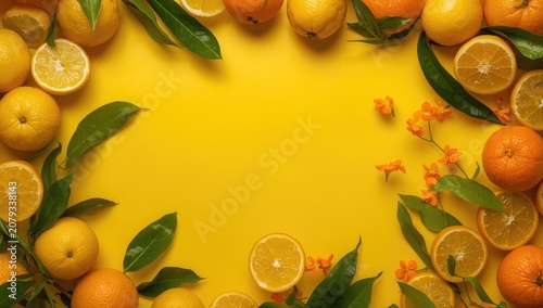 Fresh oranges and lemons ar...