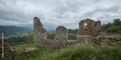 Old stone ruins integrated ...