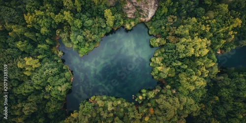 Panoramic aerial reveal of ...