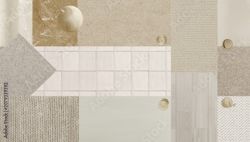 Neutral color palette with ...