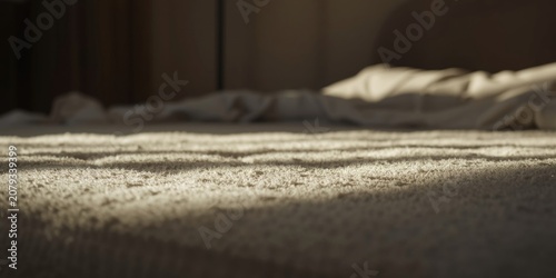Sunlight casting shadows on...