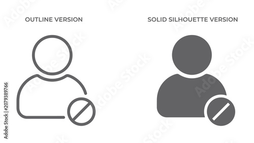 Photos User profile block icon