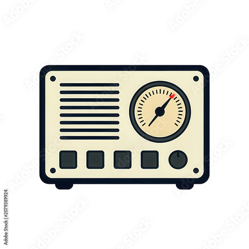 Vintage Radio Transparent Background