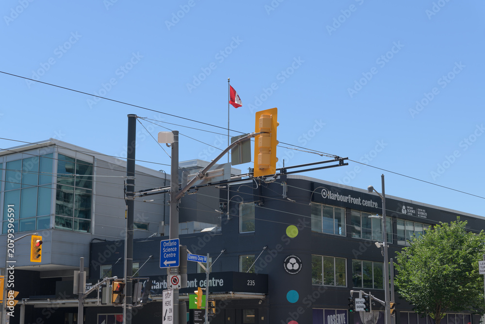 Obraz premium temporary location of Ontario Science Centre at Harbourfront Centre located at 235 Queens Quay W, Toronto