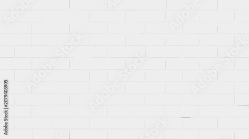 White Brick Wall Texture Background for Design Projects