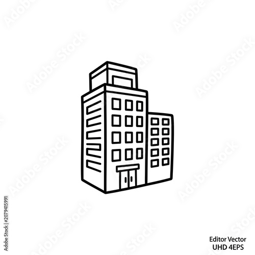 Modern Office Building Icon