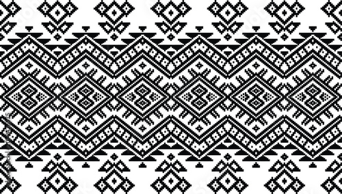 Obraz na płótnie Lao Silk Pattern Art Background